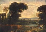 Claude Lorrain Landscape with the Rest on the Flight into Egypt France oil painting artist